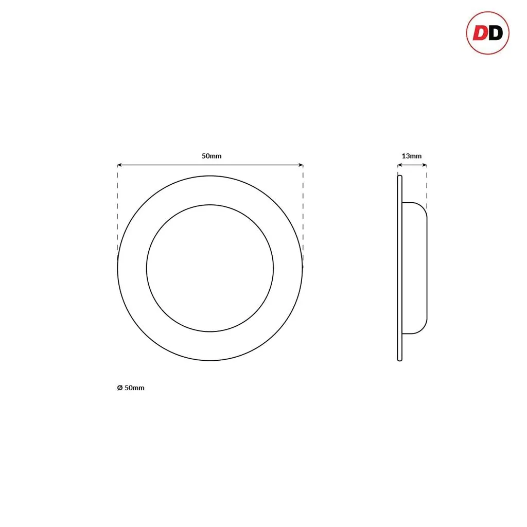 2 Pairs of Anniston 50mm Sliding Door Round Flush Pulls and 2x Finger Pull  - Satin Stainless Steel