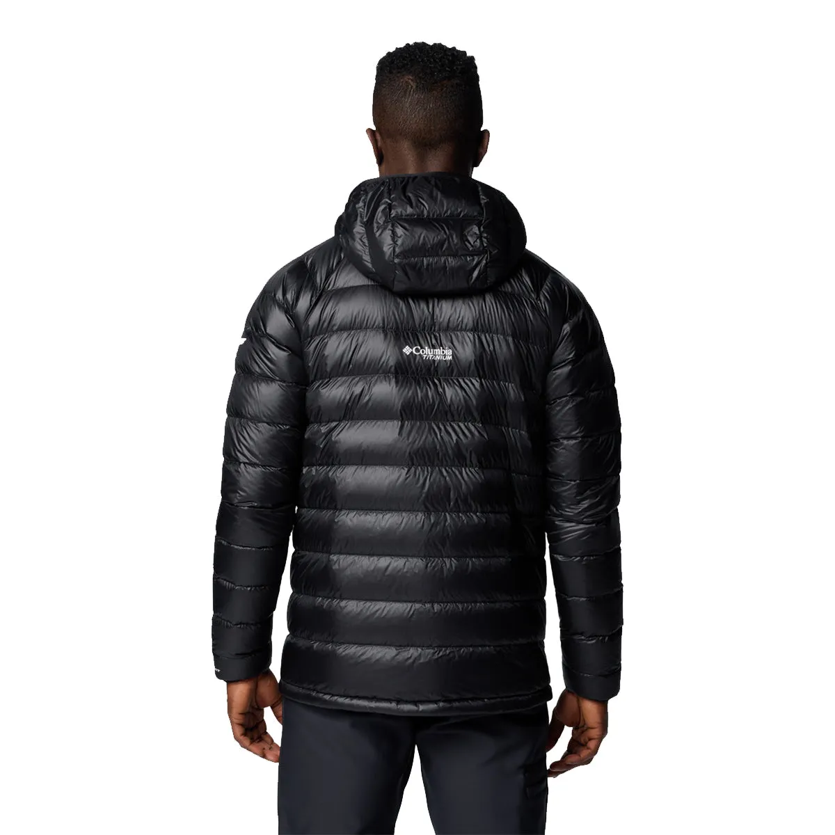 Arctic Crest™ Down Hooded Jacket - Black