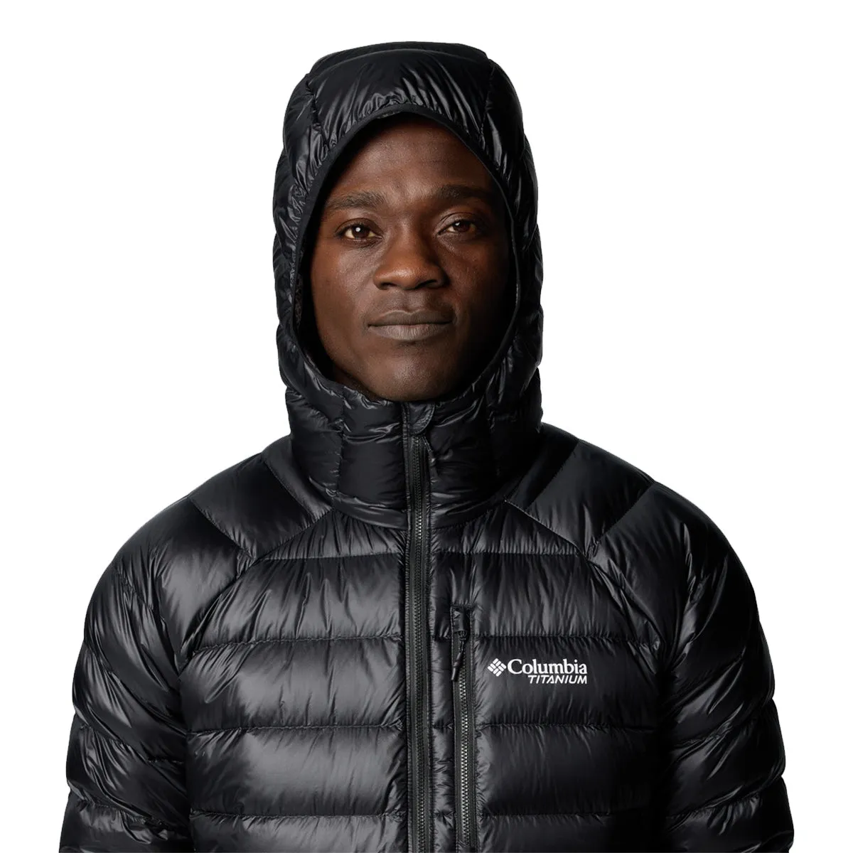 Arctic Crest™ Down Hooded Jacket - Black