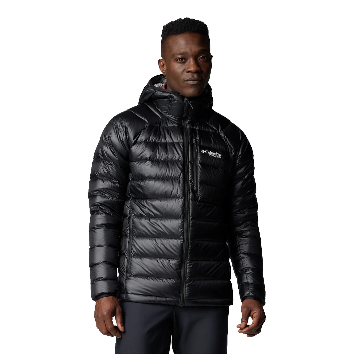 Arctic Crest™ Down Hooded Jacket - Black