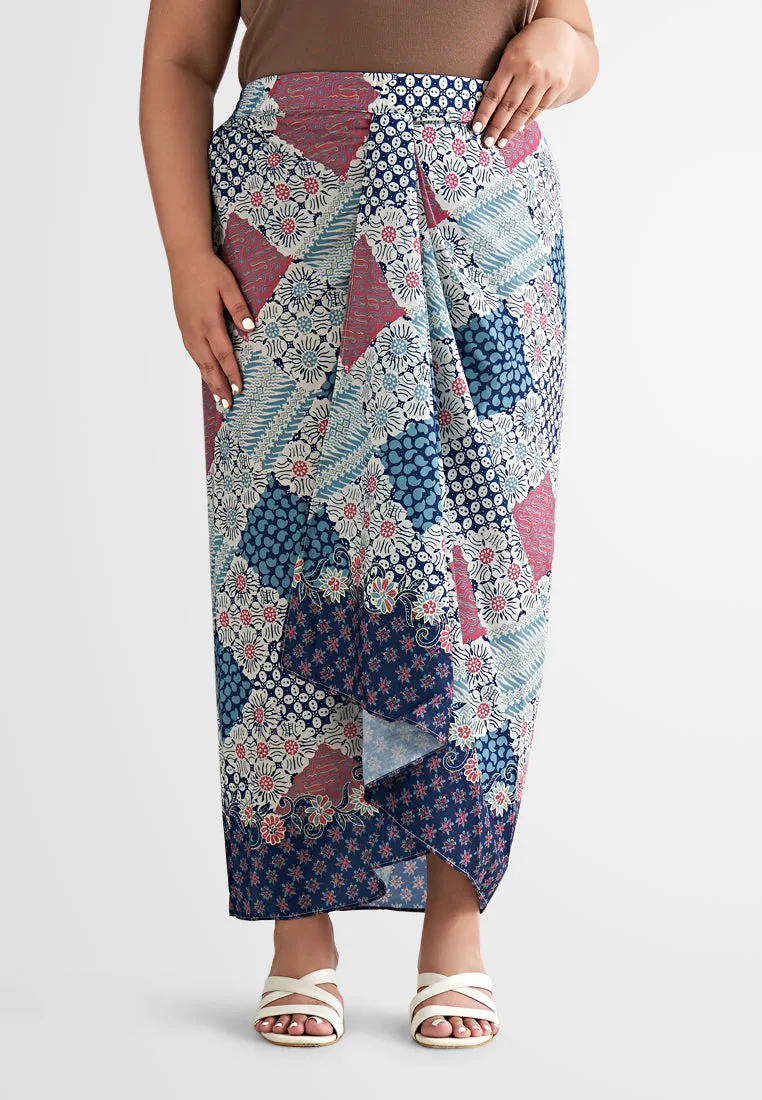 Balqis Instant Pario Printed Batik Skirt