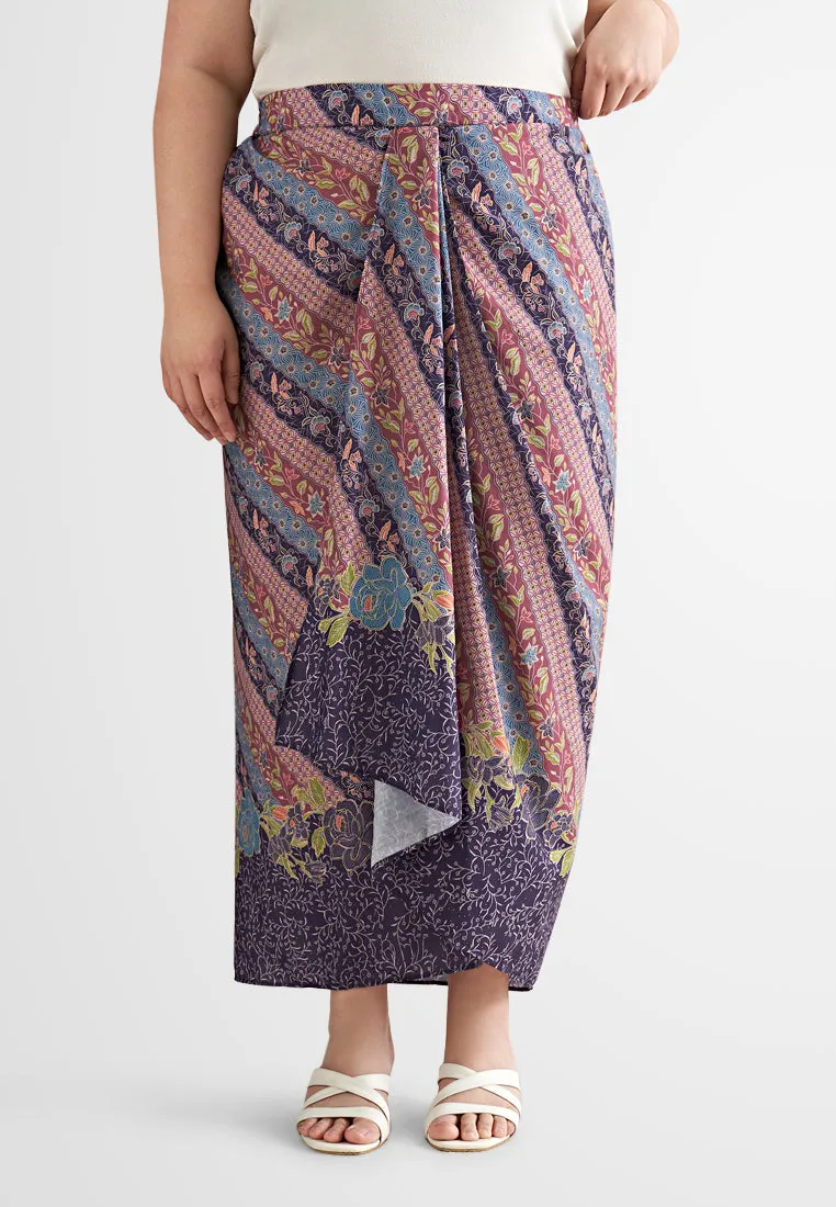 Balqis Instant Pario Printed Batik Skirt