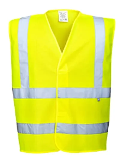 Bizflame Hi Vis Flame Retardant Treated Vest - FR75 Portwest Bizflame