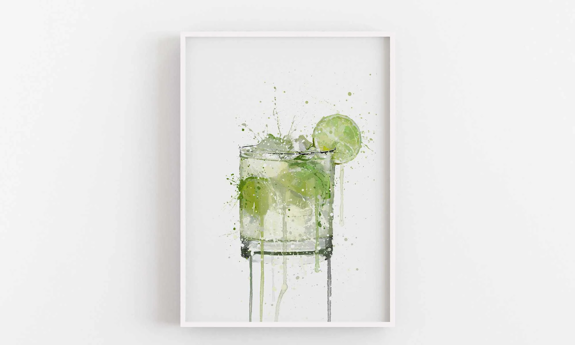 Caipirinha Cocktail Wall Art Print