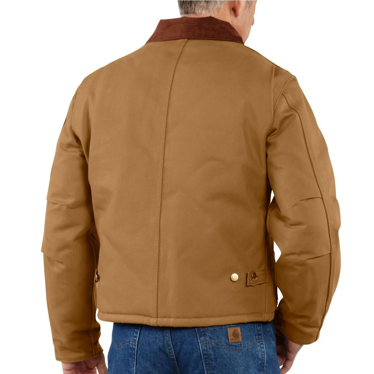 Carhartt Men's Carhartt Brown Duck Traditional Jacket