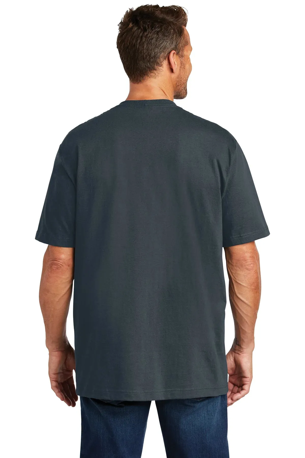 Carhartt Tall Workwear Custom Pockets T-Shirts, Bluestone