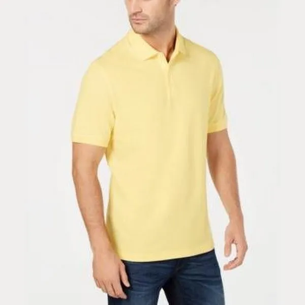 Club Room Mens Classic Fit Performance Pique Polo