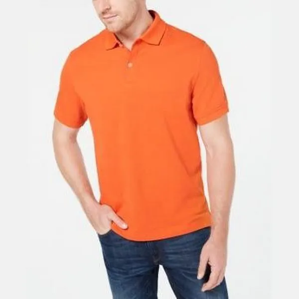 Club Room Mens Classic Fit Performance Pique Polo