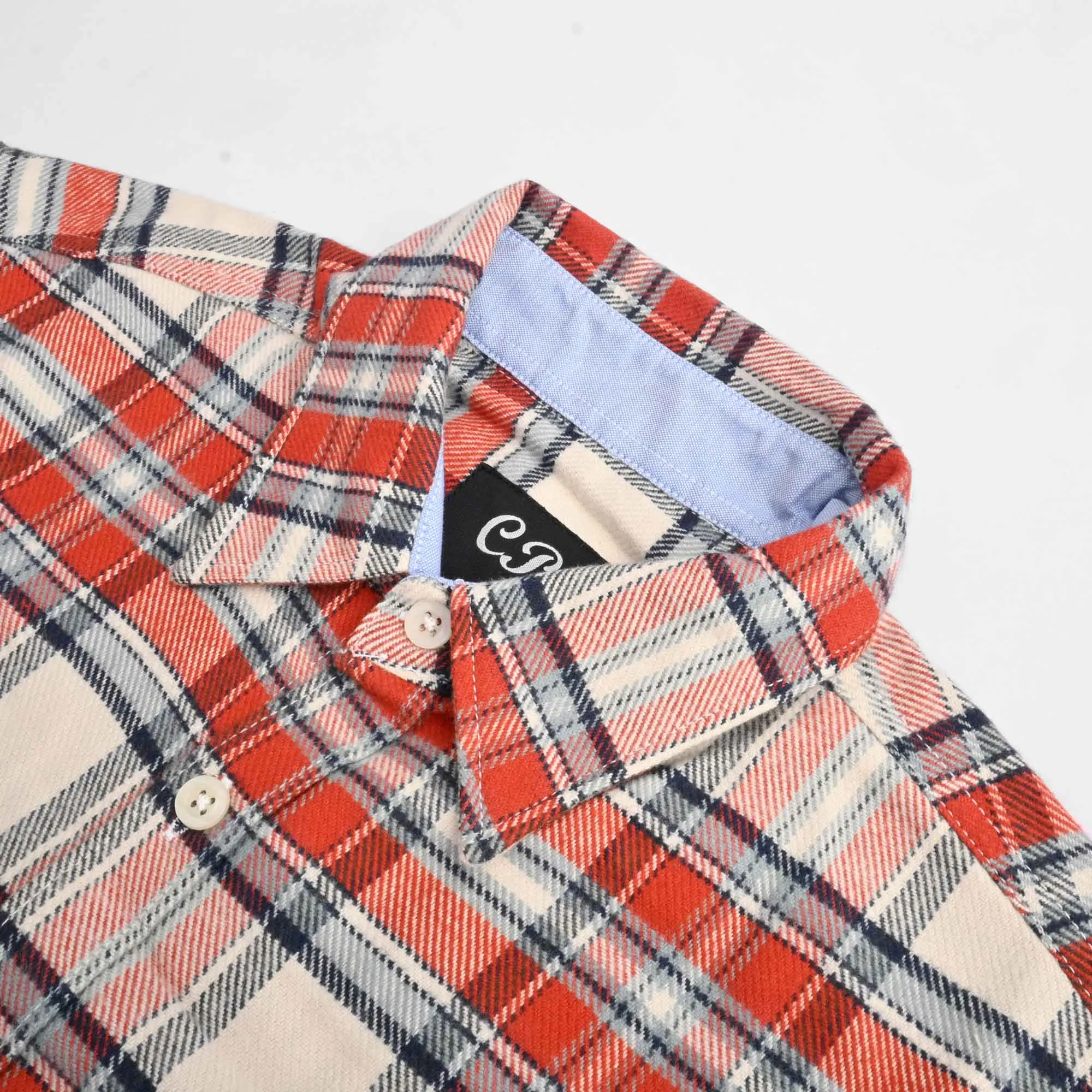 CP Men's Gouda Check Design Regular Fit Casual Shirt