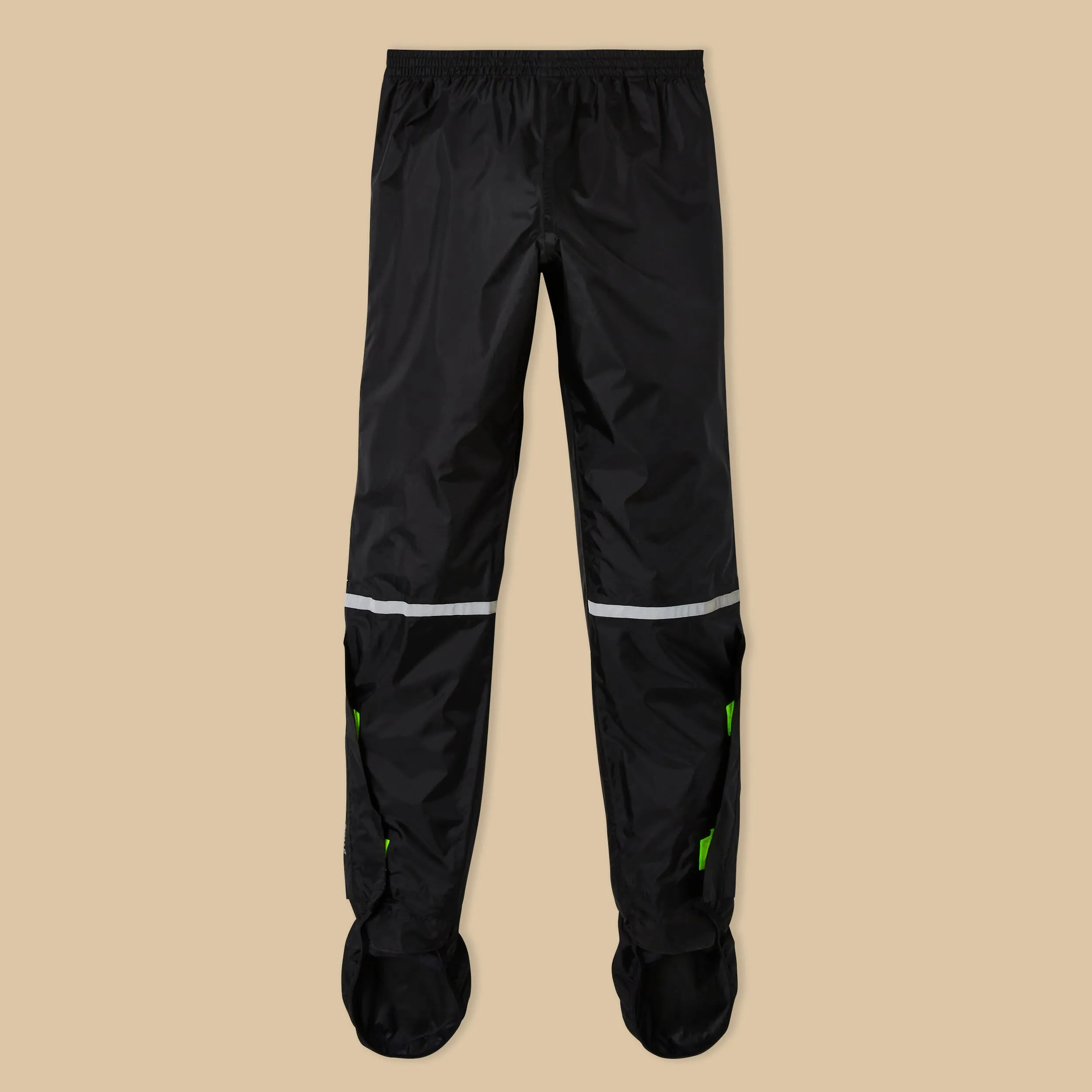 Cycling pants waterproof for adults black 100 Btwin