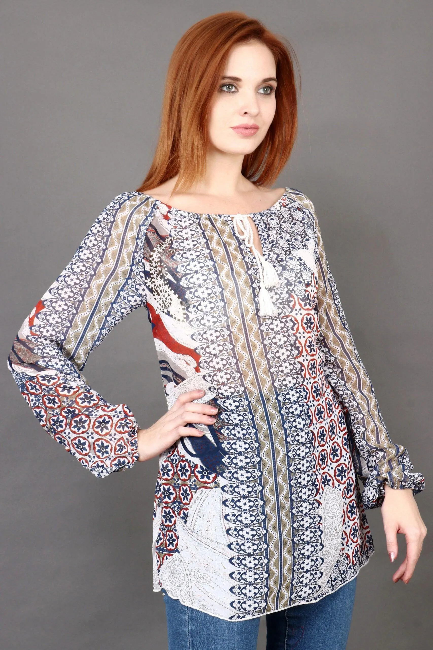 Ethnic Printed Long Top