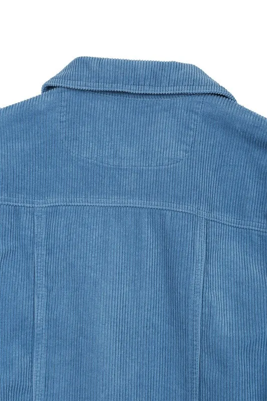 Frayed corduroy jacket - Online Exclusive