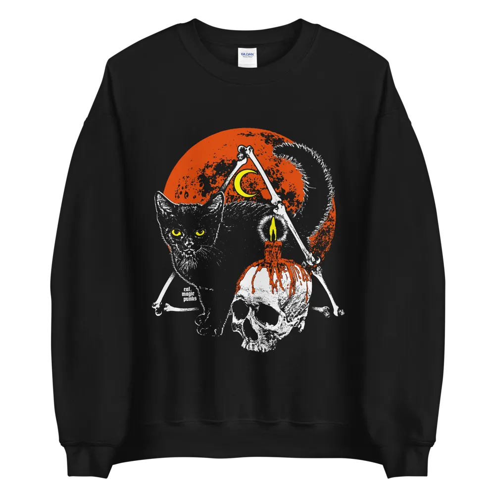 HALLOWEEN 2021: CAT MOON RISING Limited Edition Crewneck Sweatshirt