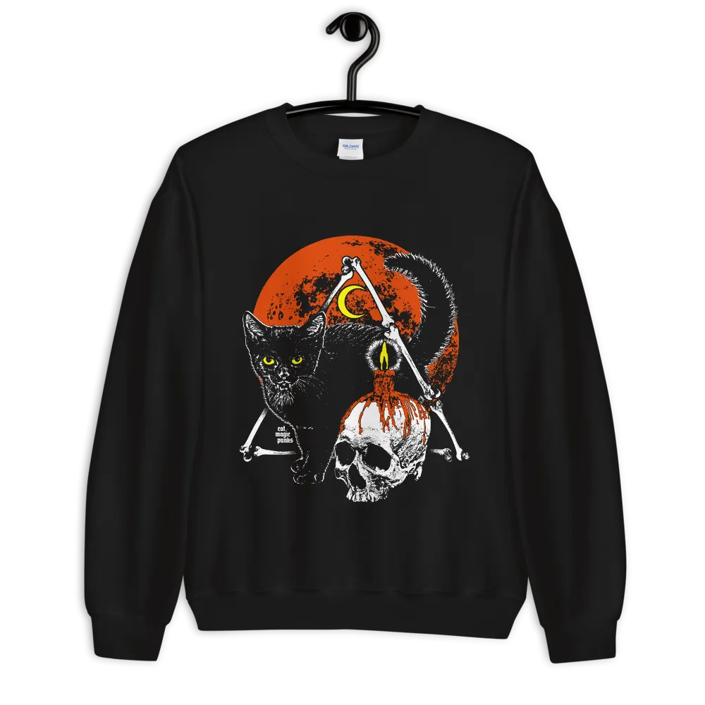 HALLOWEEN 2021: CAT MOON RISING Limited Edition Crewneck Sweatshirt