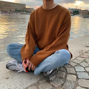 [Korean Style] 3 Color Oversize Wool Sweater