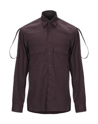 Lanvin Man Shirt Deep purple 15 inches-neck