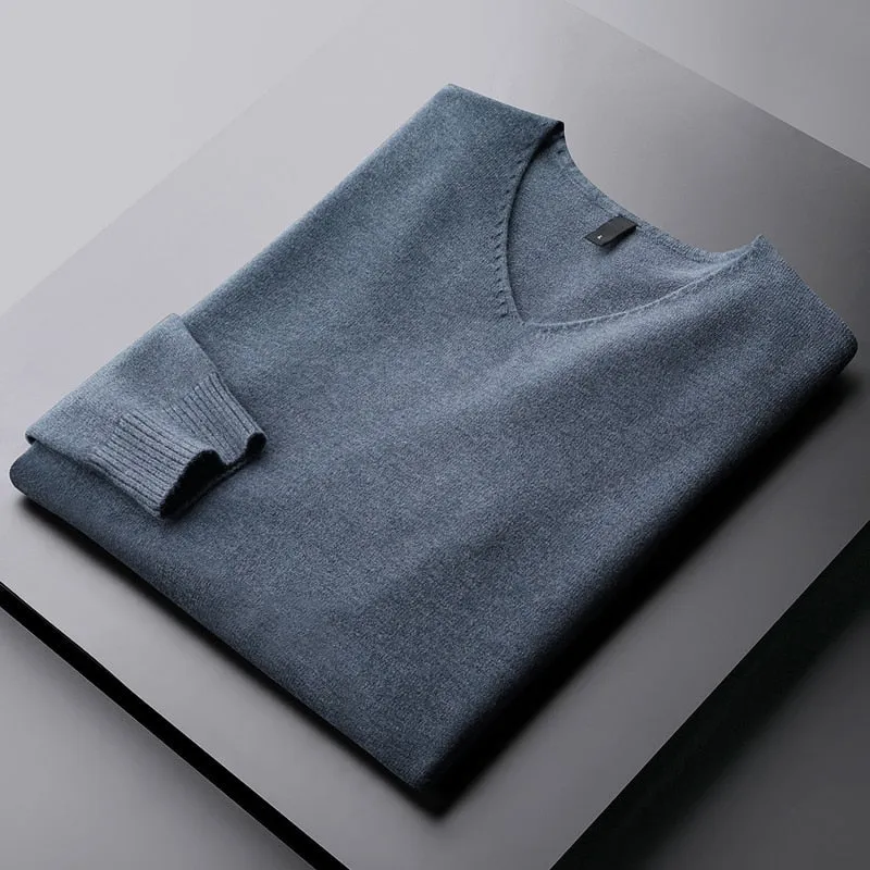 LMS Classic V Neck Knitwear Sweaters