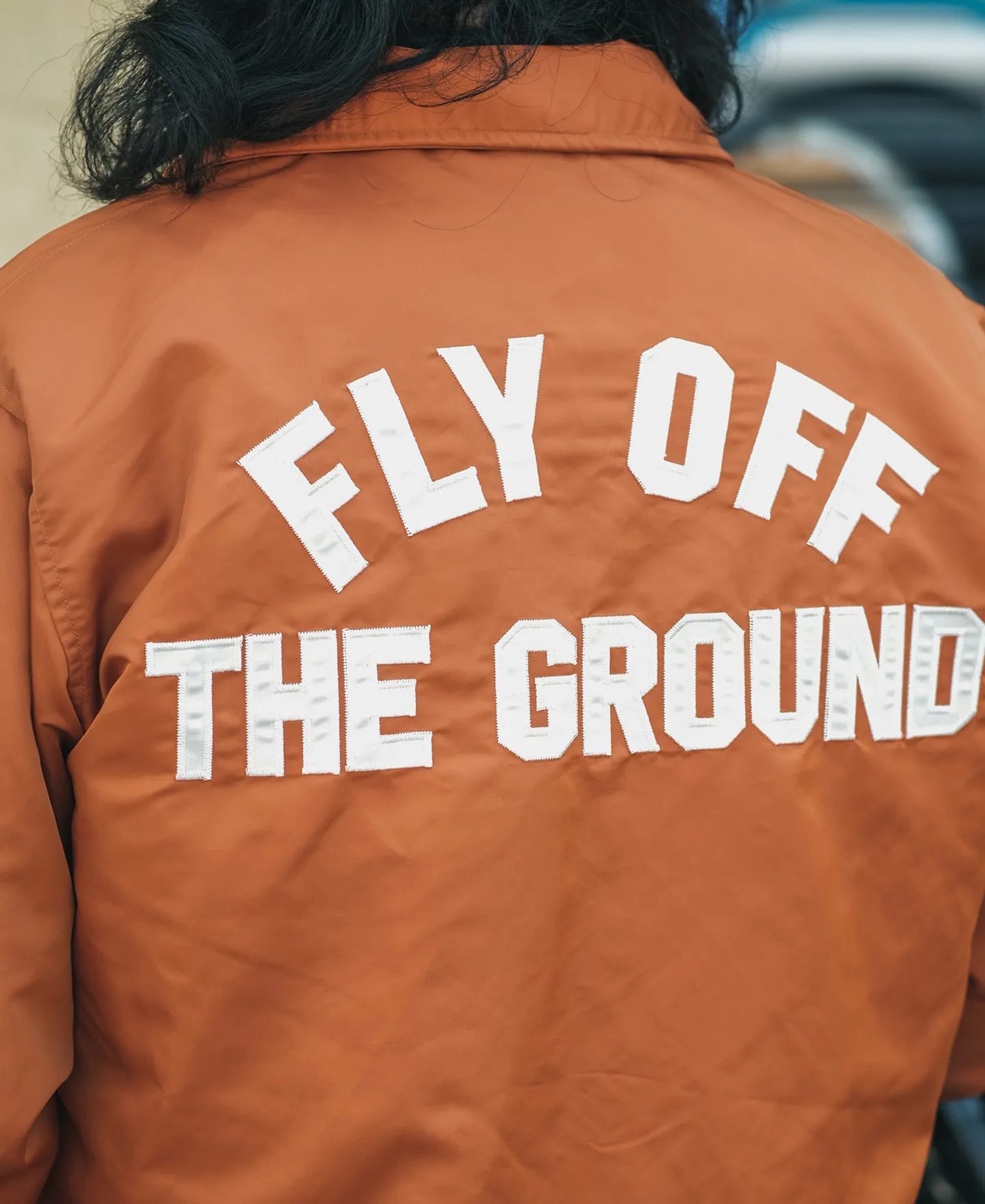 Logo-Appliqued Nylon Coach Jacket - Orange