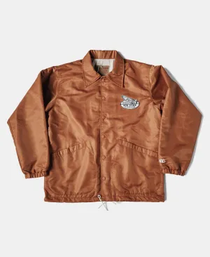 Logo-Appliqued Nylon Coach Jacket - Orange