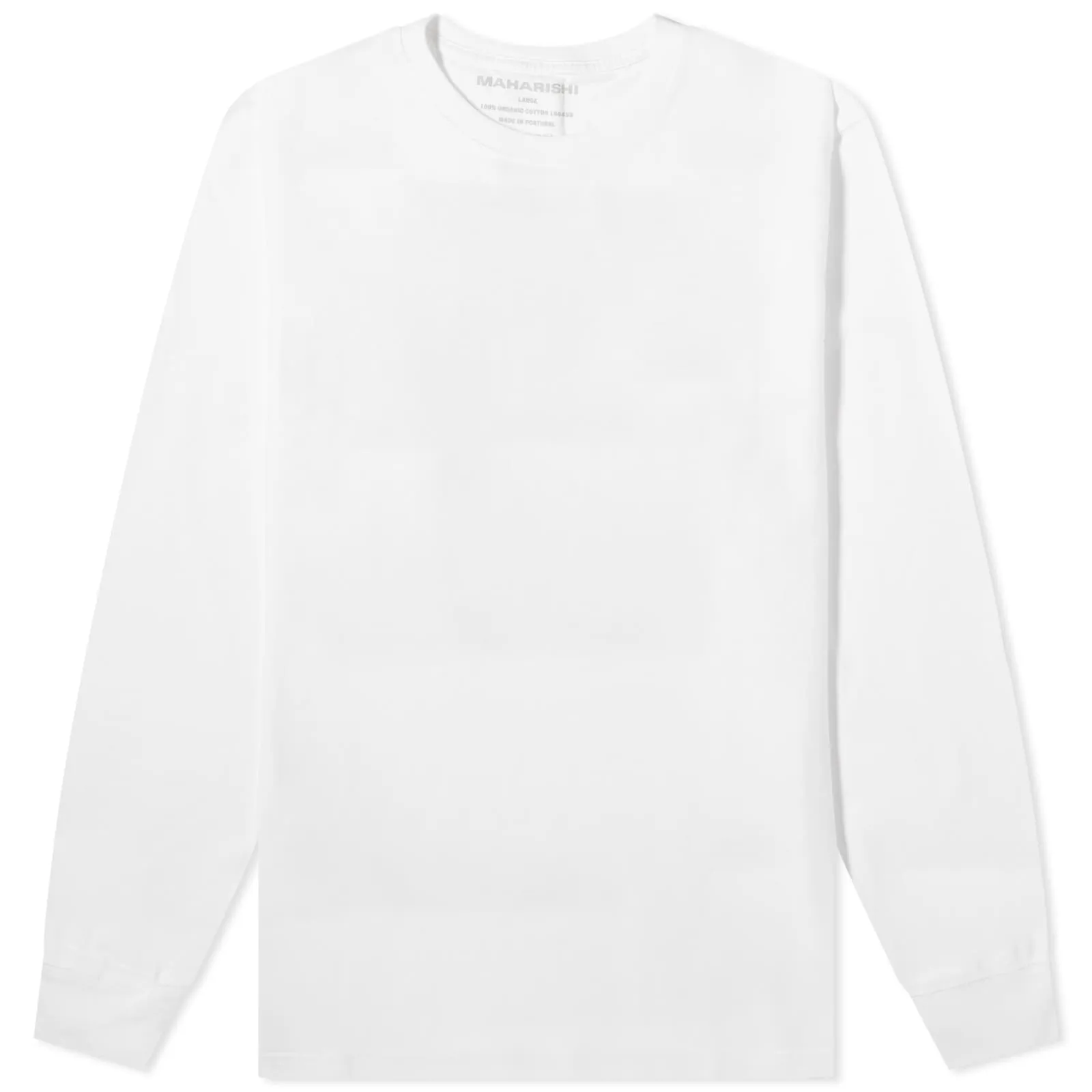 Maharishi Long Sleeve Firefighter Print T-shirt, white