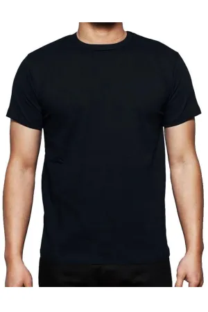 Mens Summer Plain Polycotton T Shirt