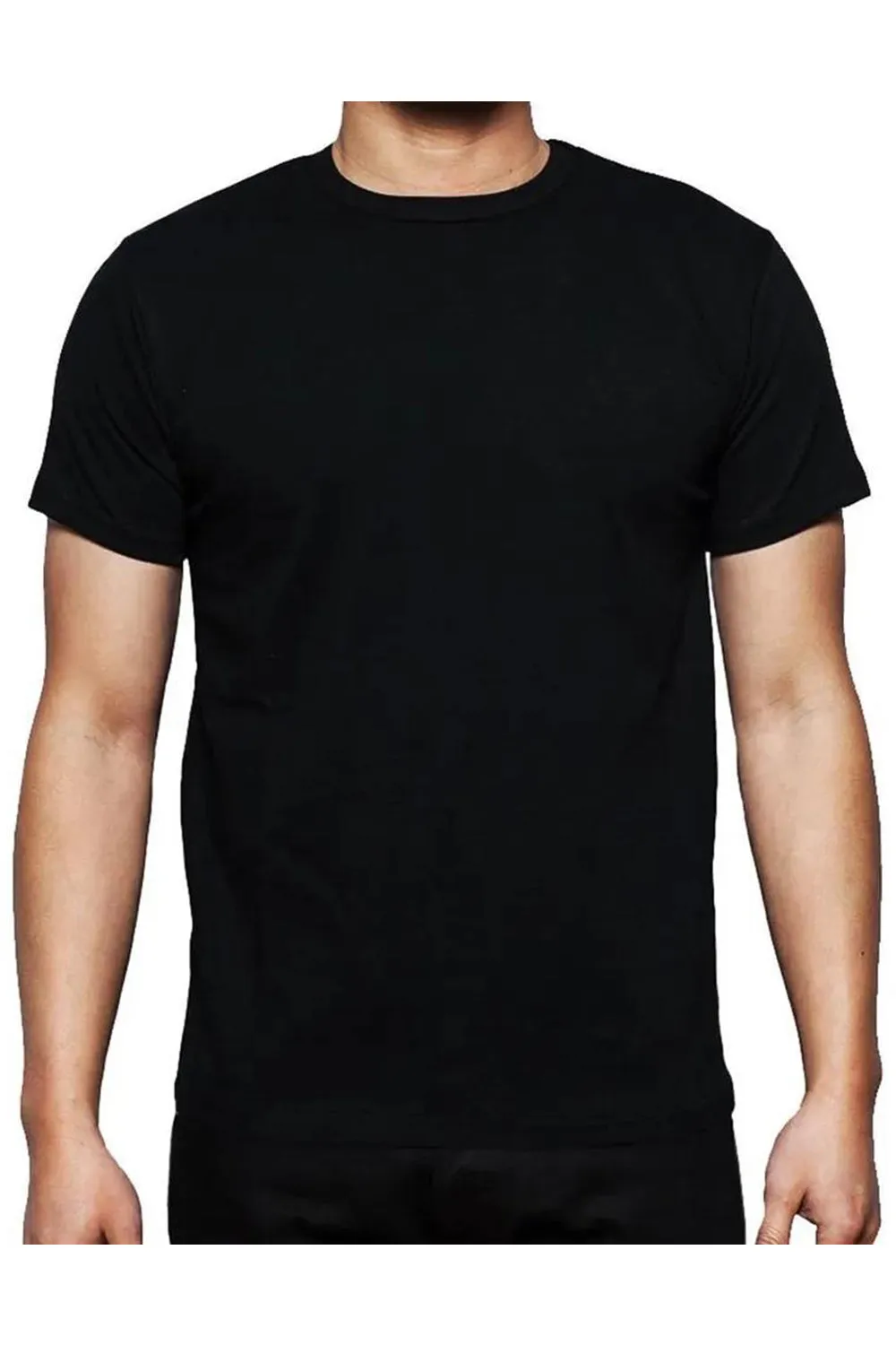 Mens Summer Plain Polycotton T Shirt