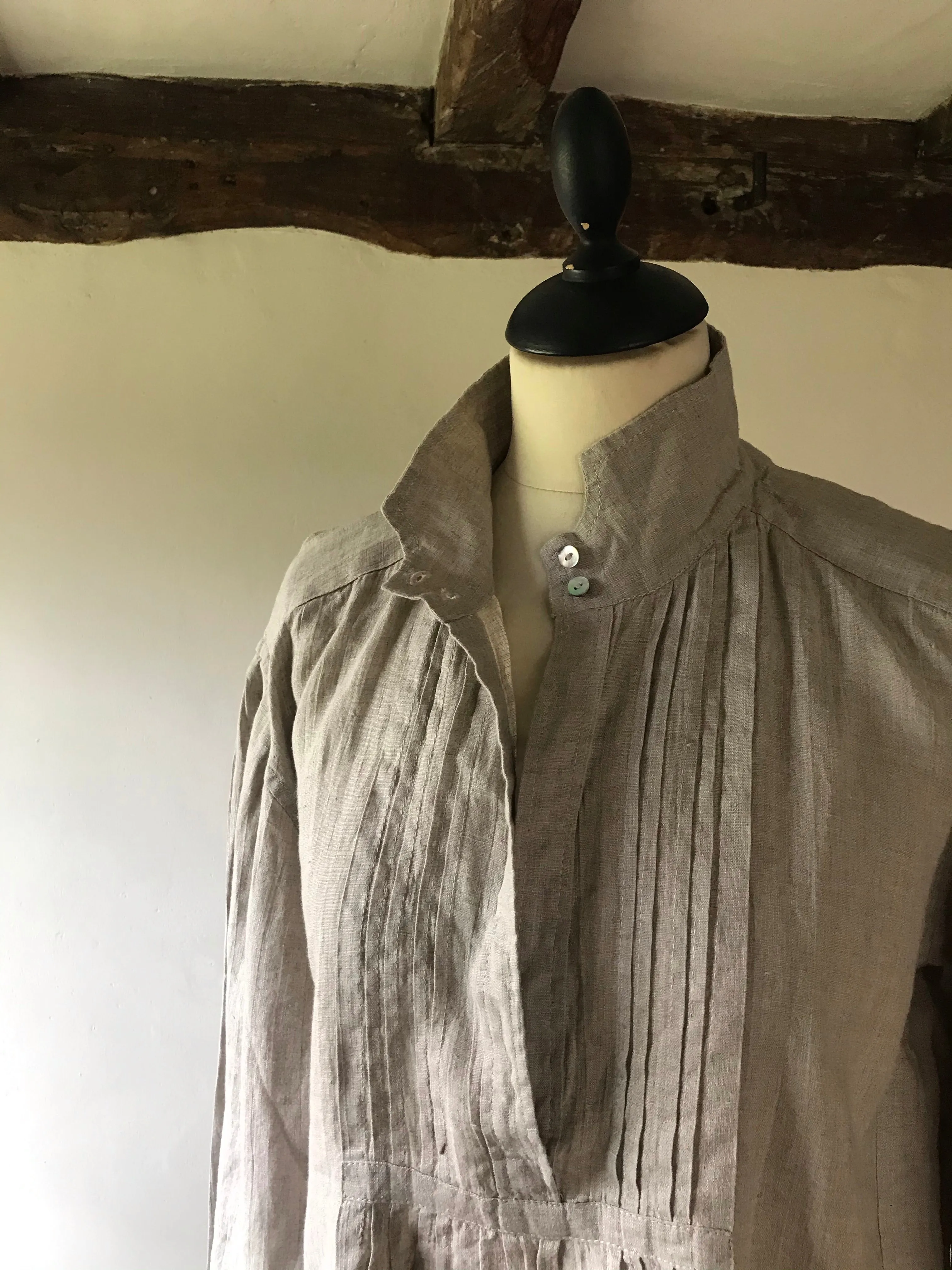 Natural Linen Artists Tunic