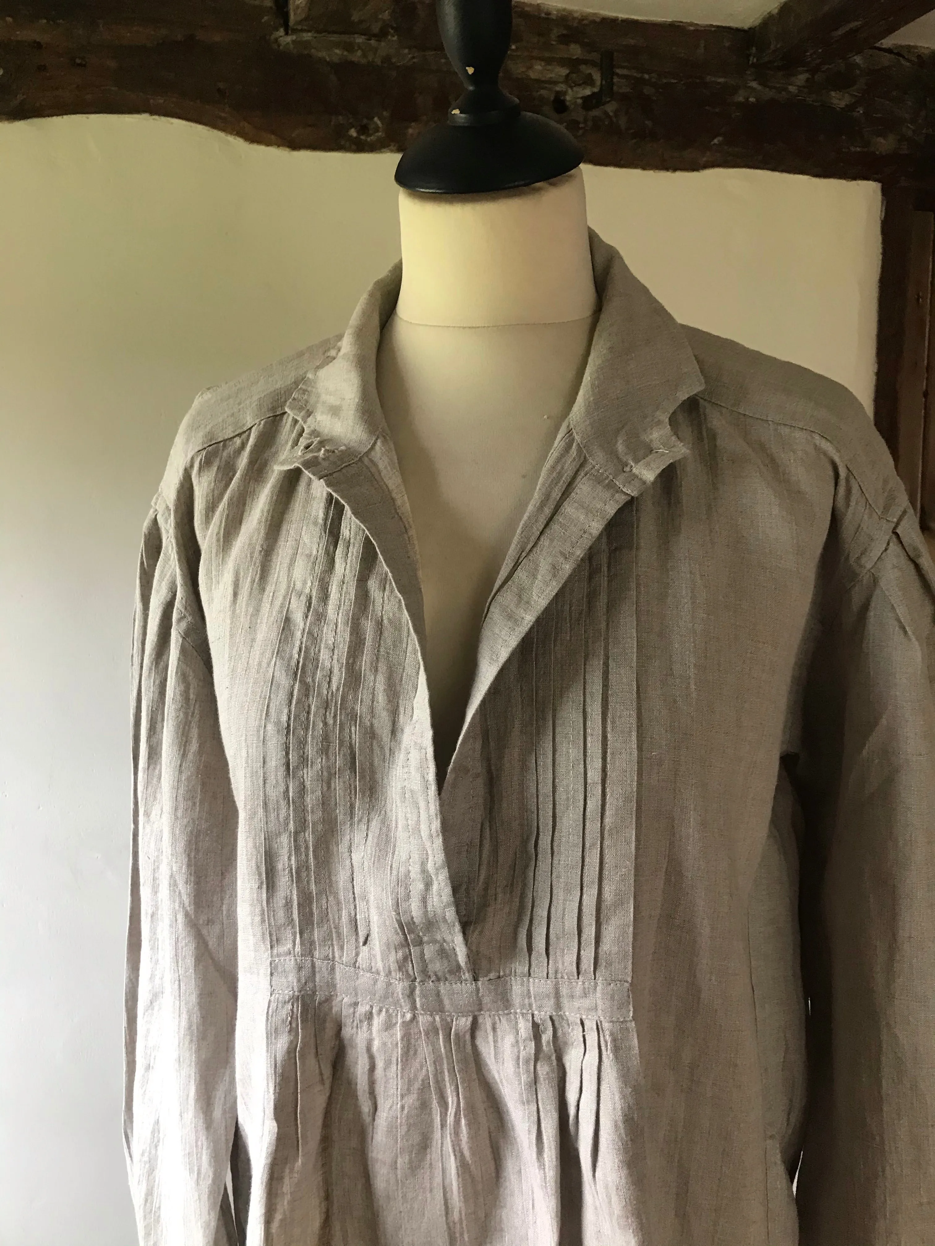 Natural Linen Artists Tunic