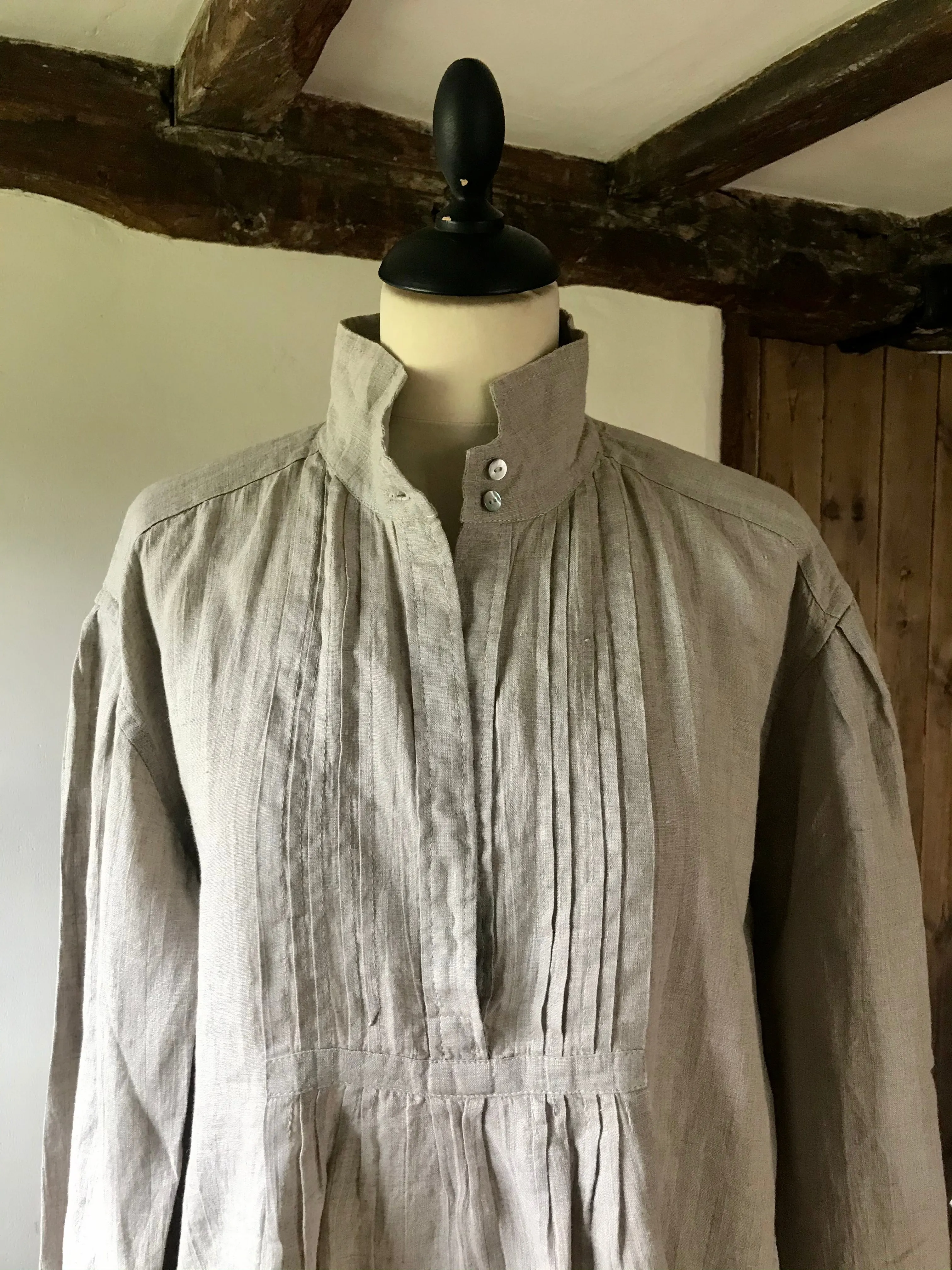 Natural Linen Artists Tunic