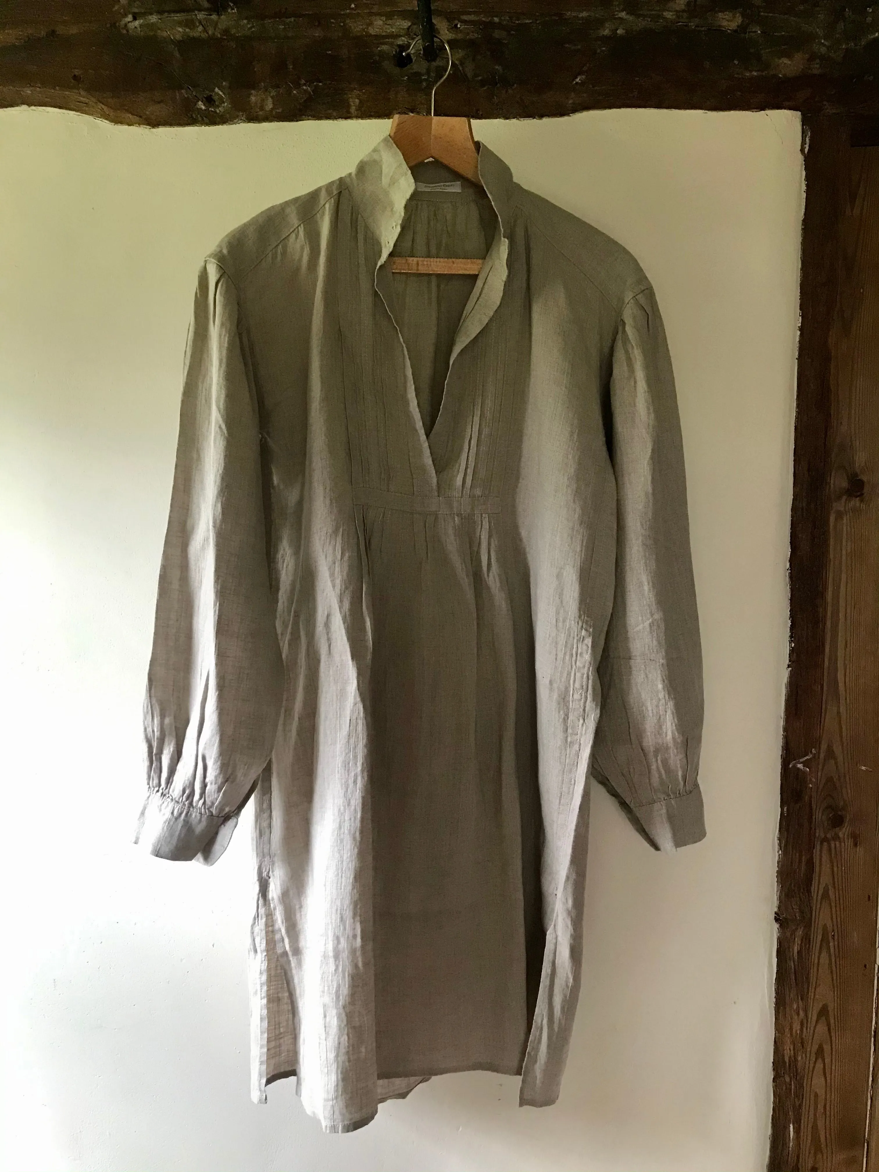 Natural Linen Artists Tunic