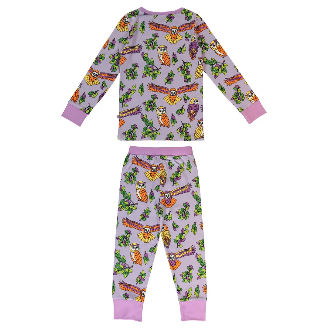 Nightwear set with owls