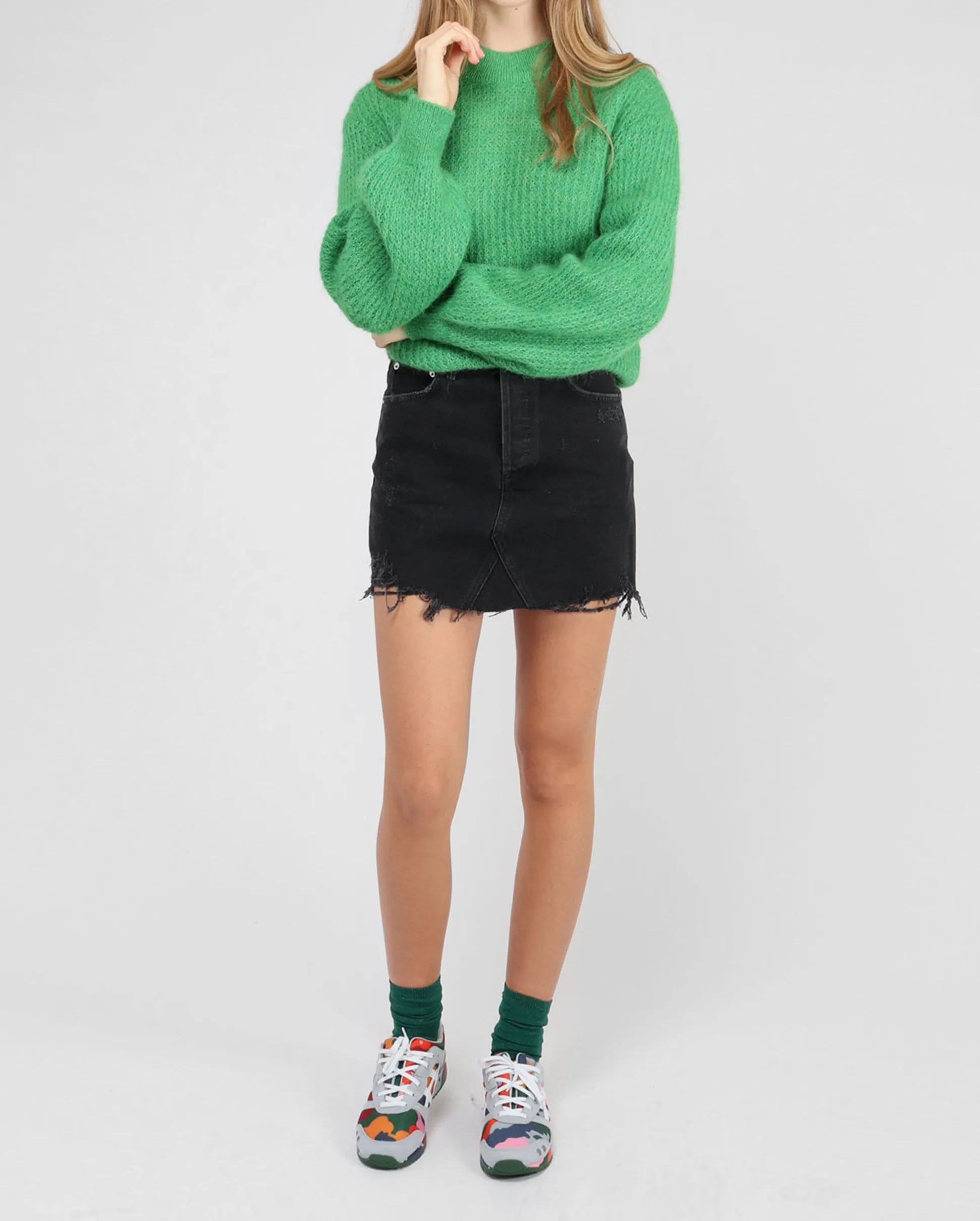 QUINN HIGH RISE MINI SKIRT / CULT