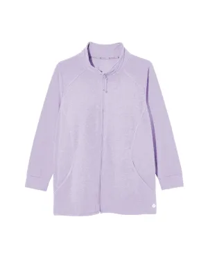 Ritter Mock Neck Jacket | Lilac