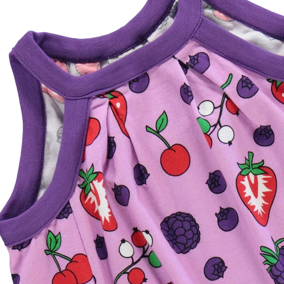 Sleeveless Dress with berries