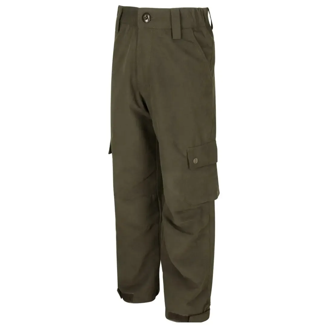 Struther Junior W/P Trousers - Green by Hoggs of Fife