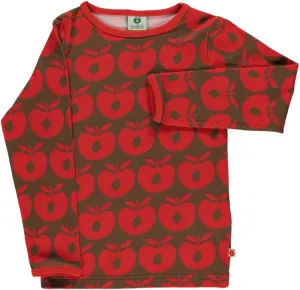 T-shirt LS. with Retro  Apple