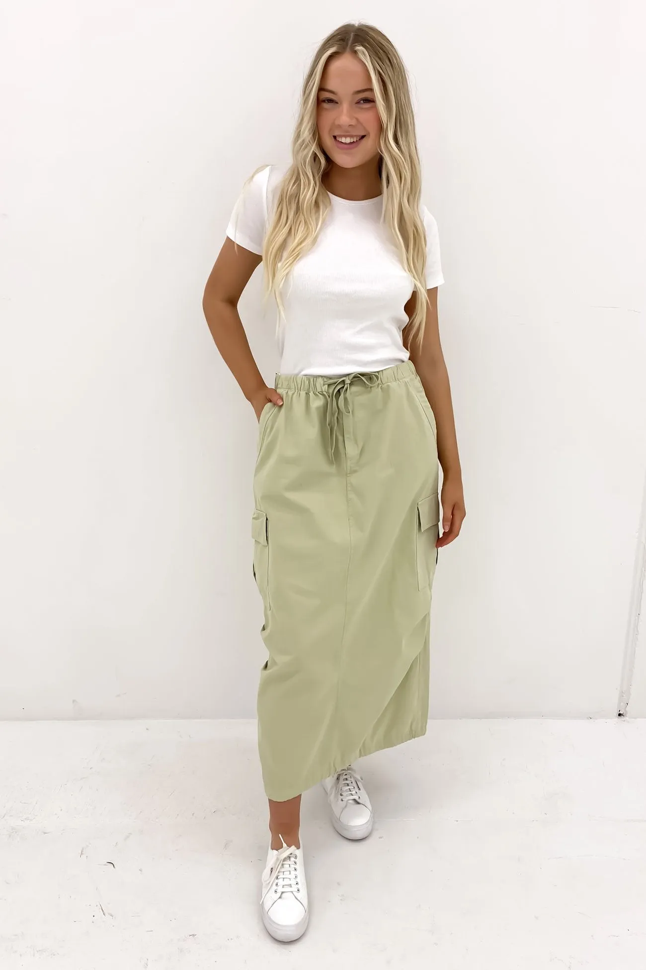 Utility Skirt Sage