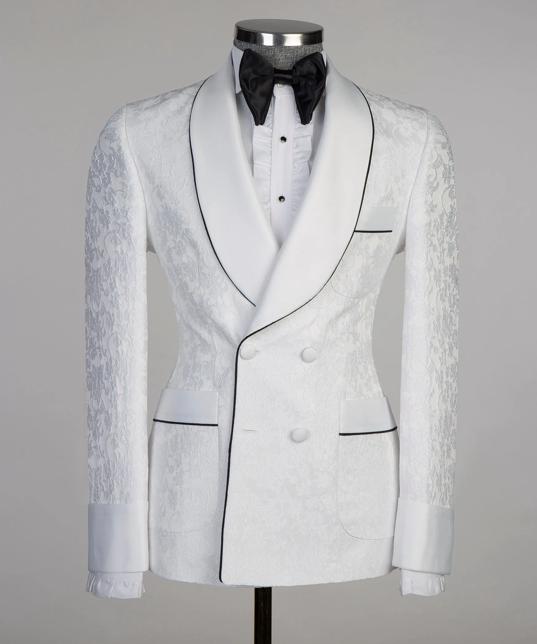 White Belted Suit